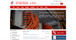 Desktop Screenshot of eurosap.pl